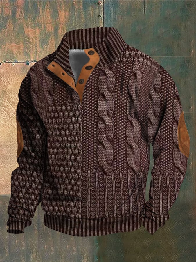 Alvize - Pullover casual con bottoni per un look semplice e chic