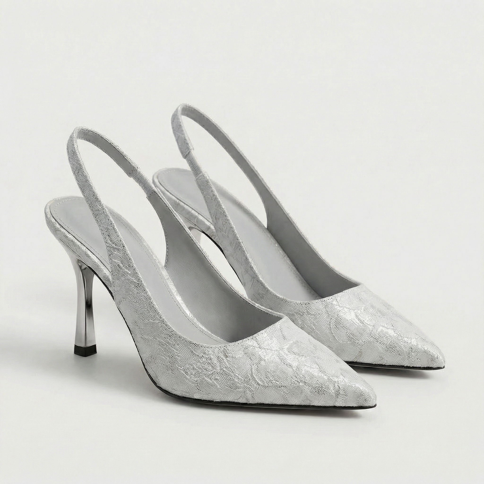 Sandali a Punta con Tacco da Donna – Eleganti Slingback Raffinati