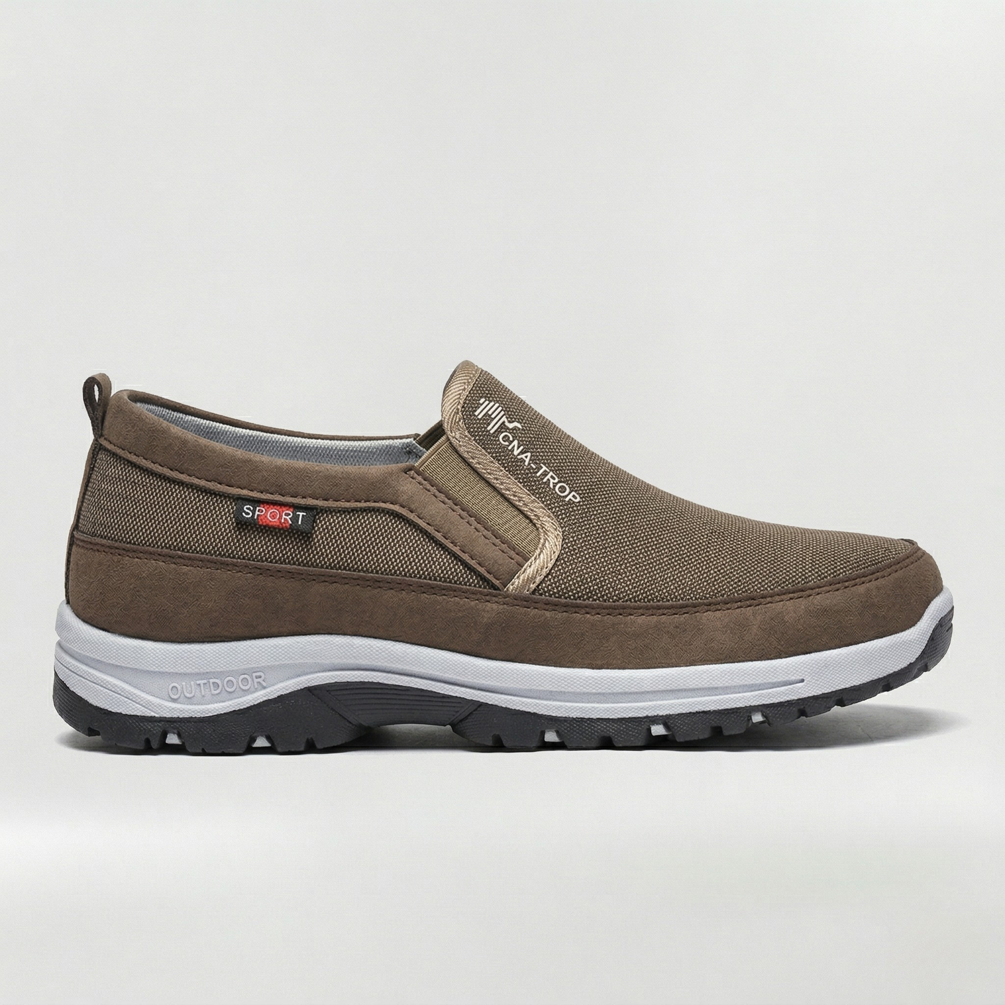 Ανδρικά Παπούτσια Slip On Casual από Διαπνέον Υφασμα με Αντιολισθητική Σόλα για Εξωτερικούς Χώρους