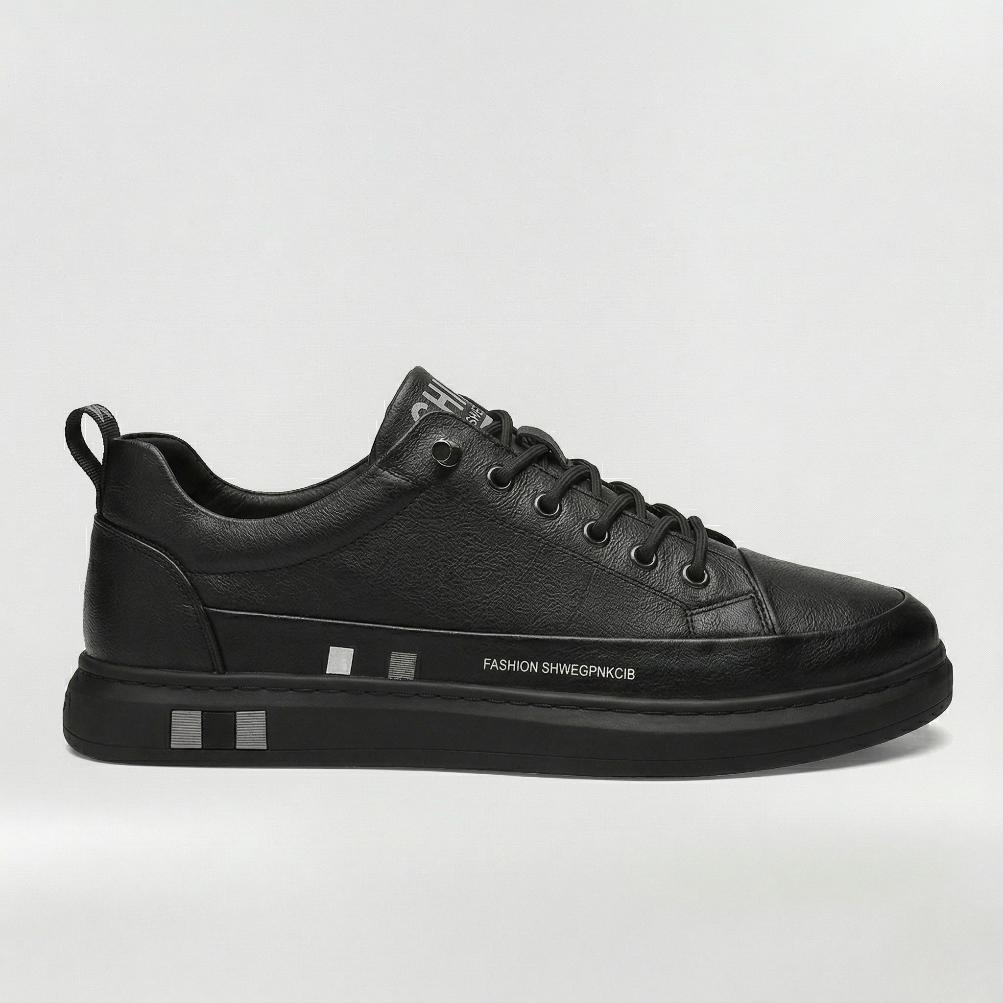 Sneakers Uomo Casual in Pelle Sintetica con Lacci Scarpe Basse Sportive Urbane