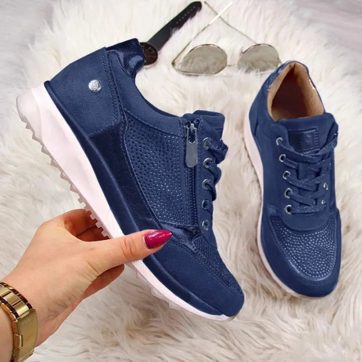 Women's Cushioned Sports Shoes with Non-Slip Sole