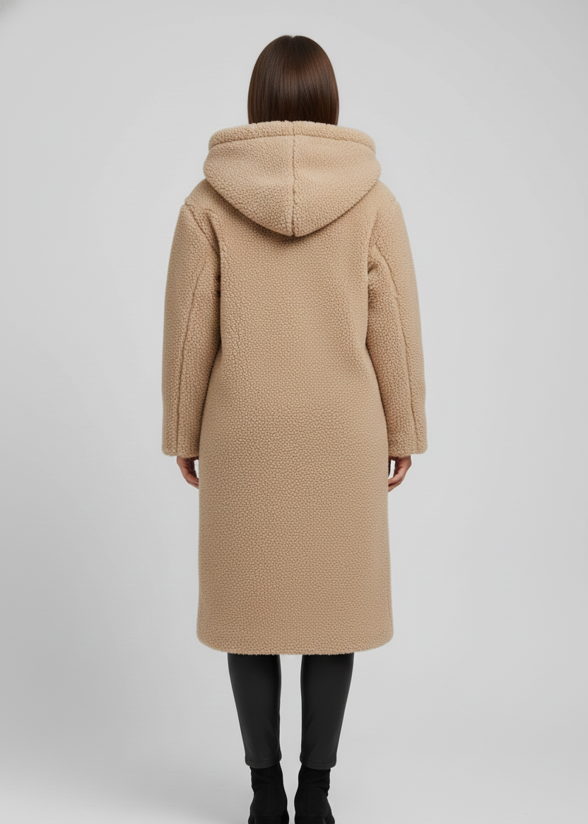 Valerios Fashion cappotto donna in pelliccia sintetica