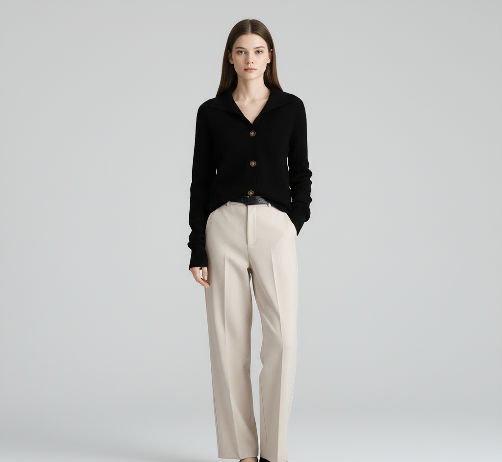 Valerios Fashion cardigan donna in lana