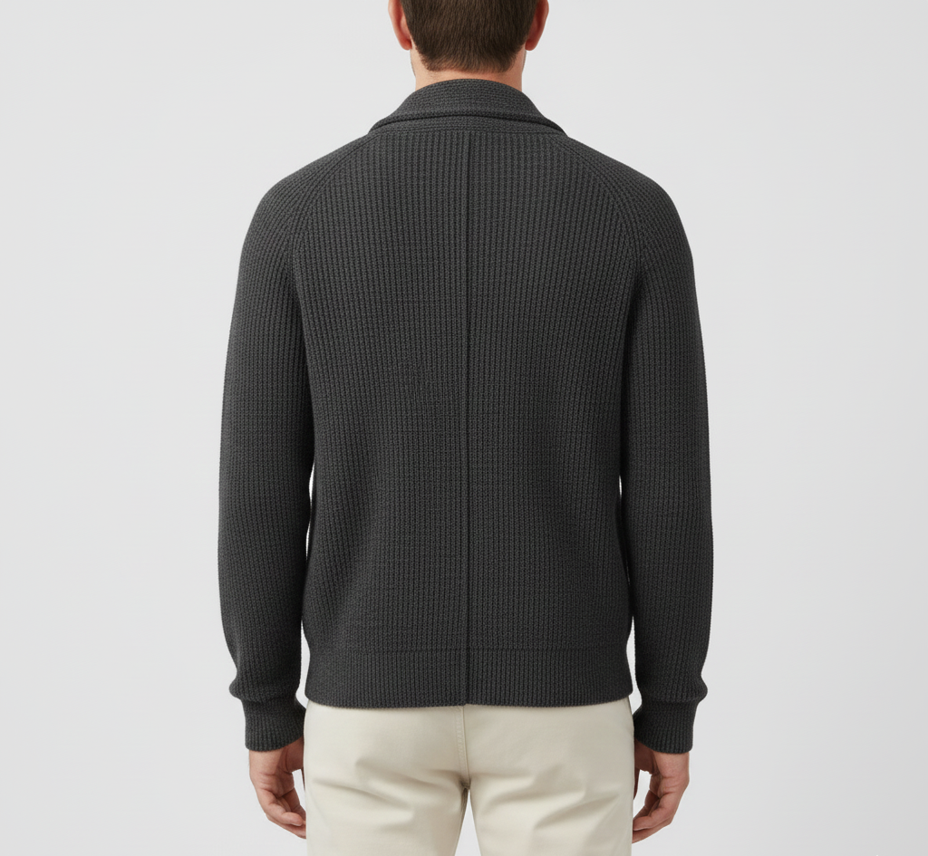 Valerios Fashion cardigan uomo in lana