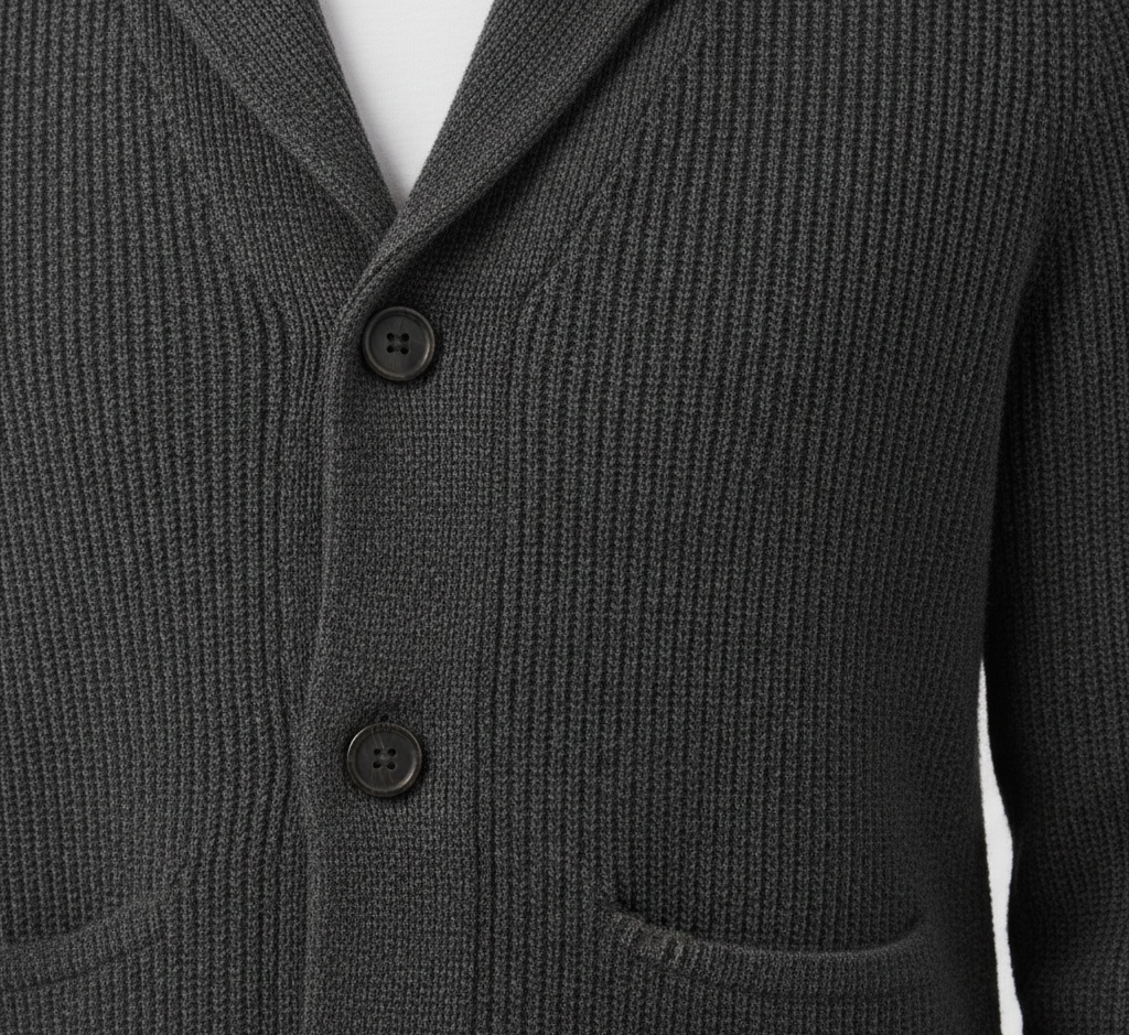 Valerios Fashion cardigan uomo in lana