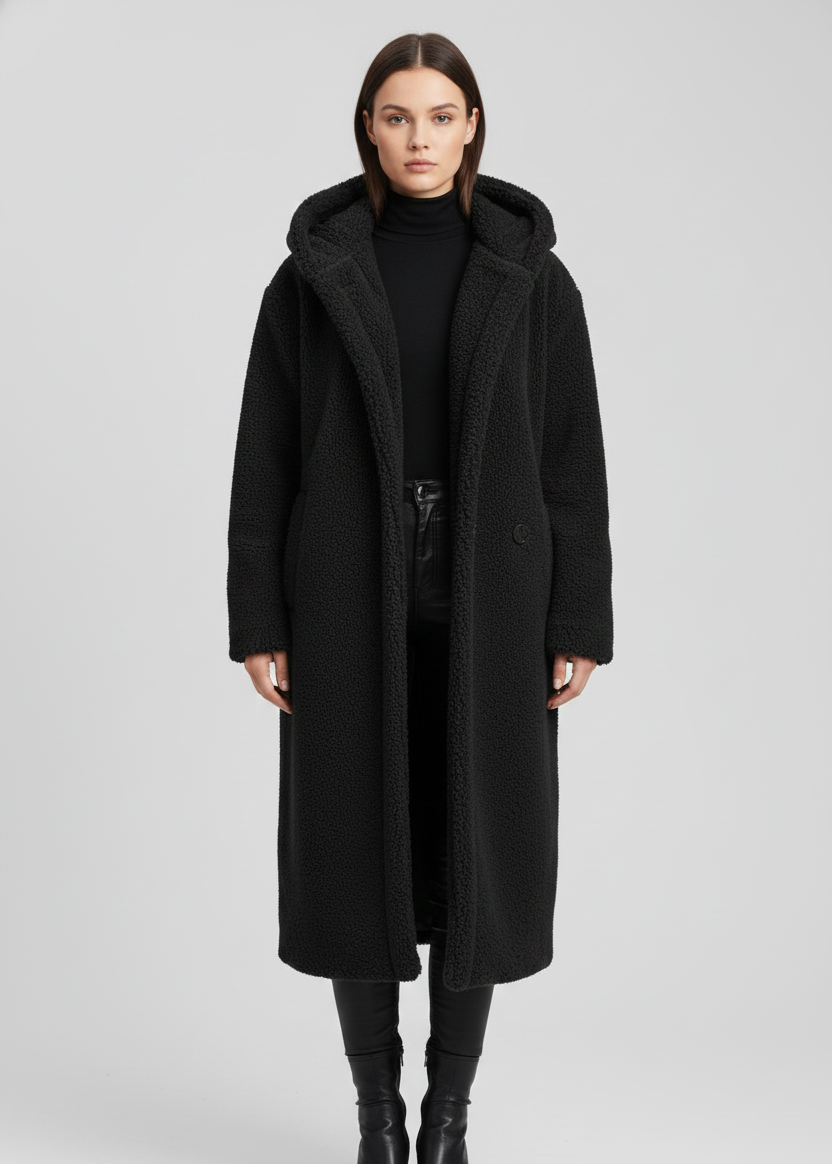 Valerios Fashion cappotto donna in pelliccia sintetica