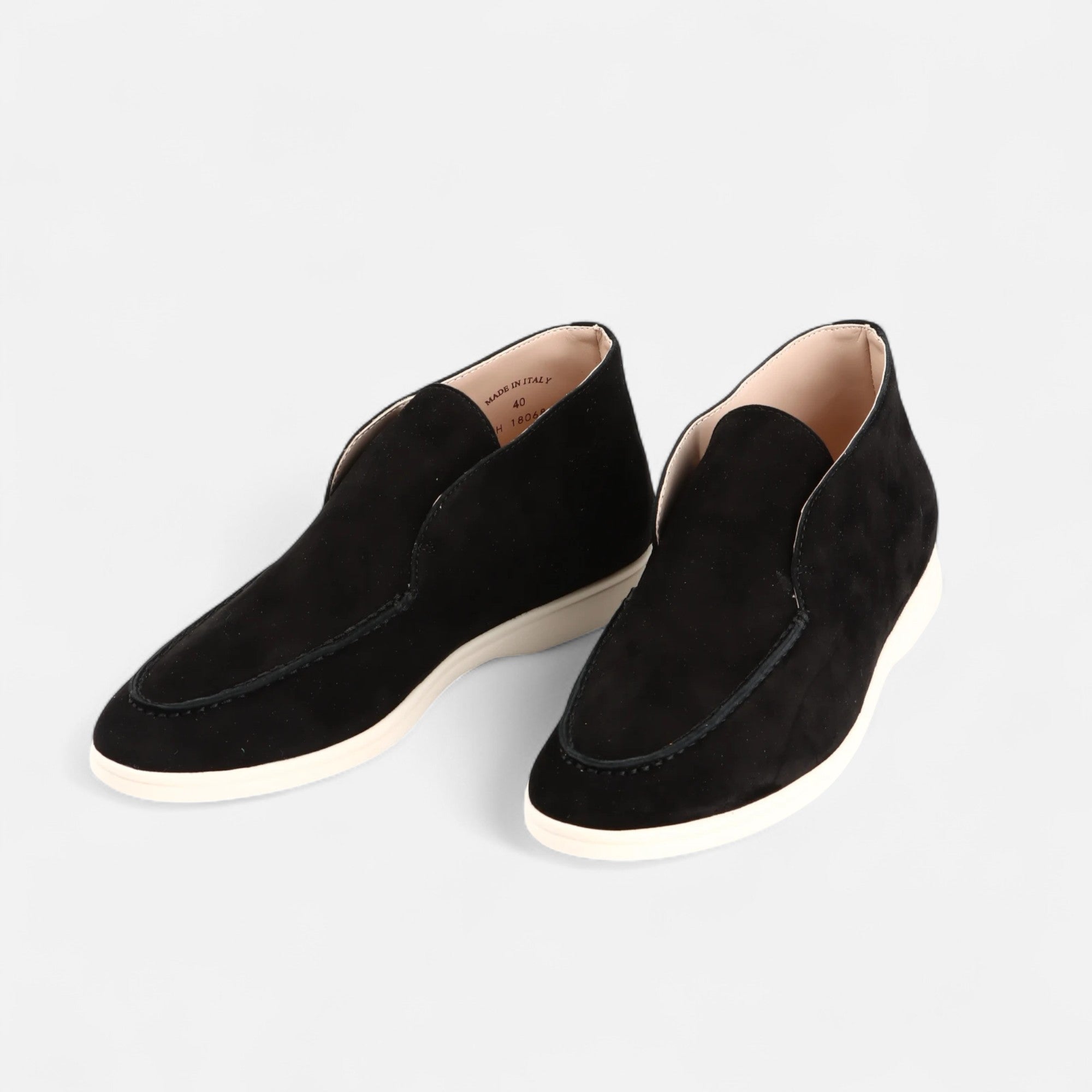 Men's Suede Mule Loafers - Heritage Camel