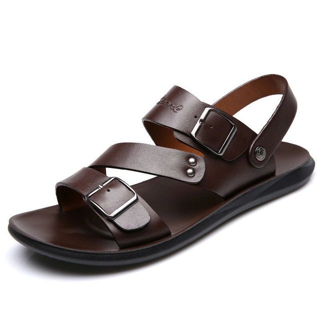 Sandalias de verano de cuero con amortiguación cómoda - Yoeri