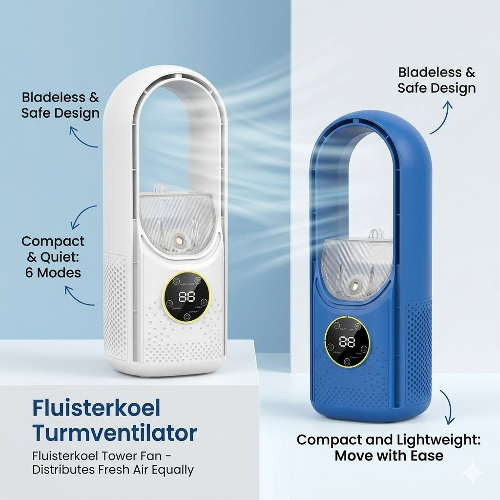 Ventilateur tour sans pales silencieux pour bureau