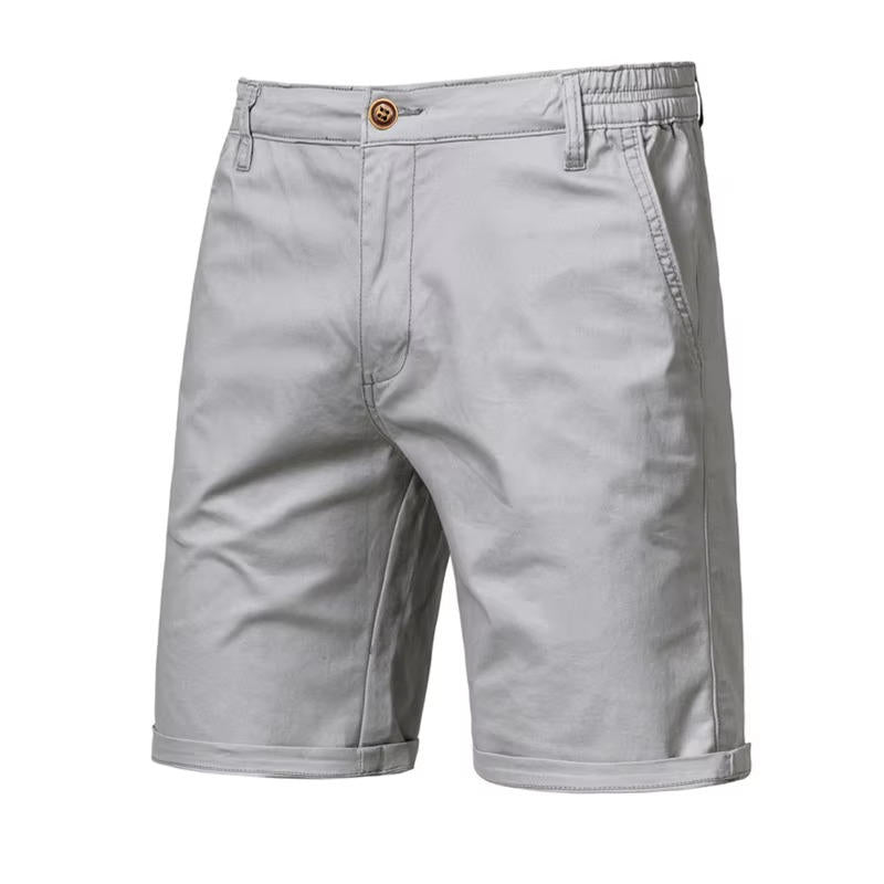 Pantalones Cortos de Hombre de Algodón con Bolsillos