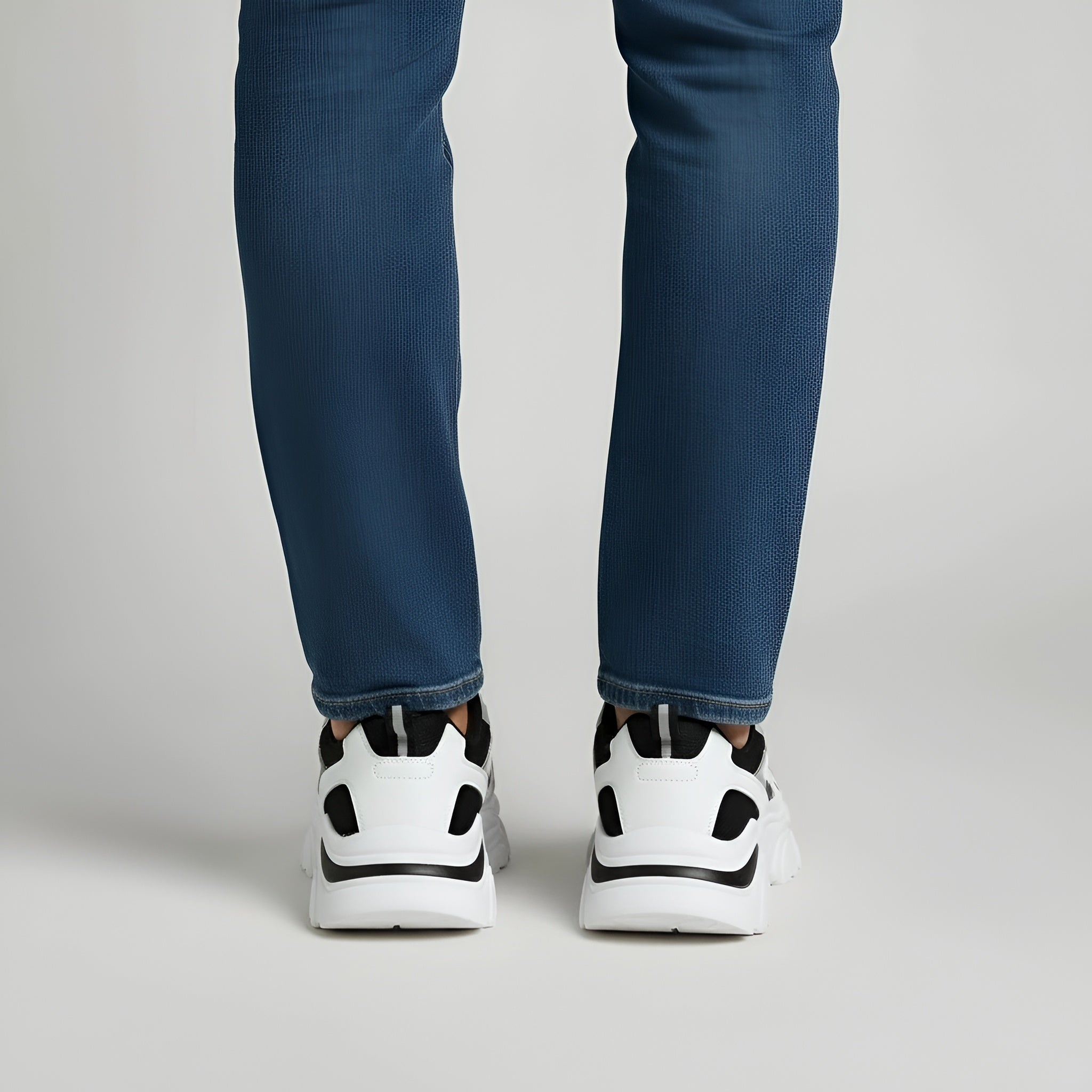Γυναικεία chunky sneakers με πλατφόρμα, αθλητικά παπούτσια με ψηλή σόλα, casual με κορδόνια, άνετα