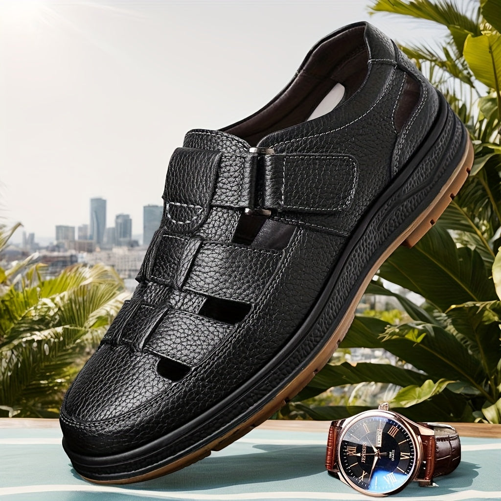 Men's leather fisherman sandals – Elegant and breathable