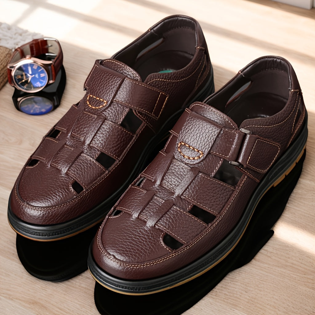 Men's leather fisherman sandals – Elegant and breathable