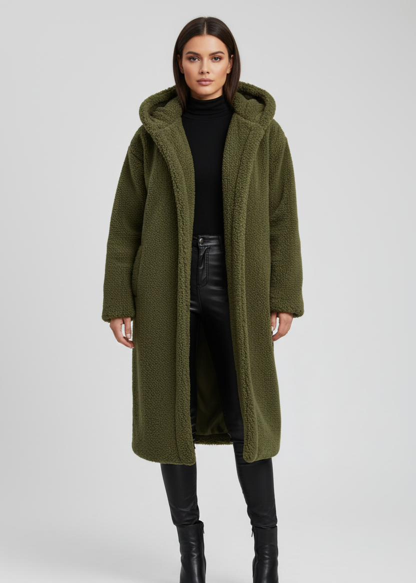 Valerios Fashion cappotto donna in pelliccia sintetica