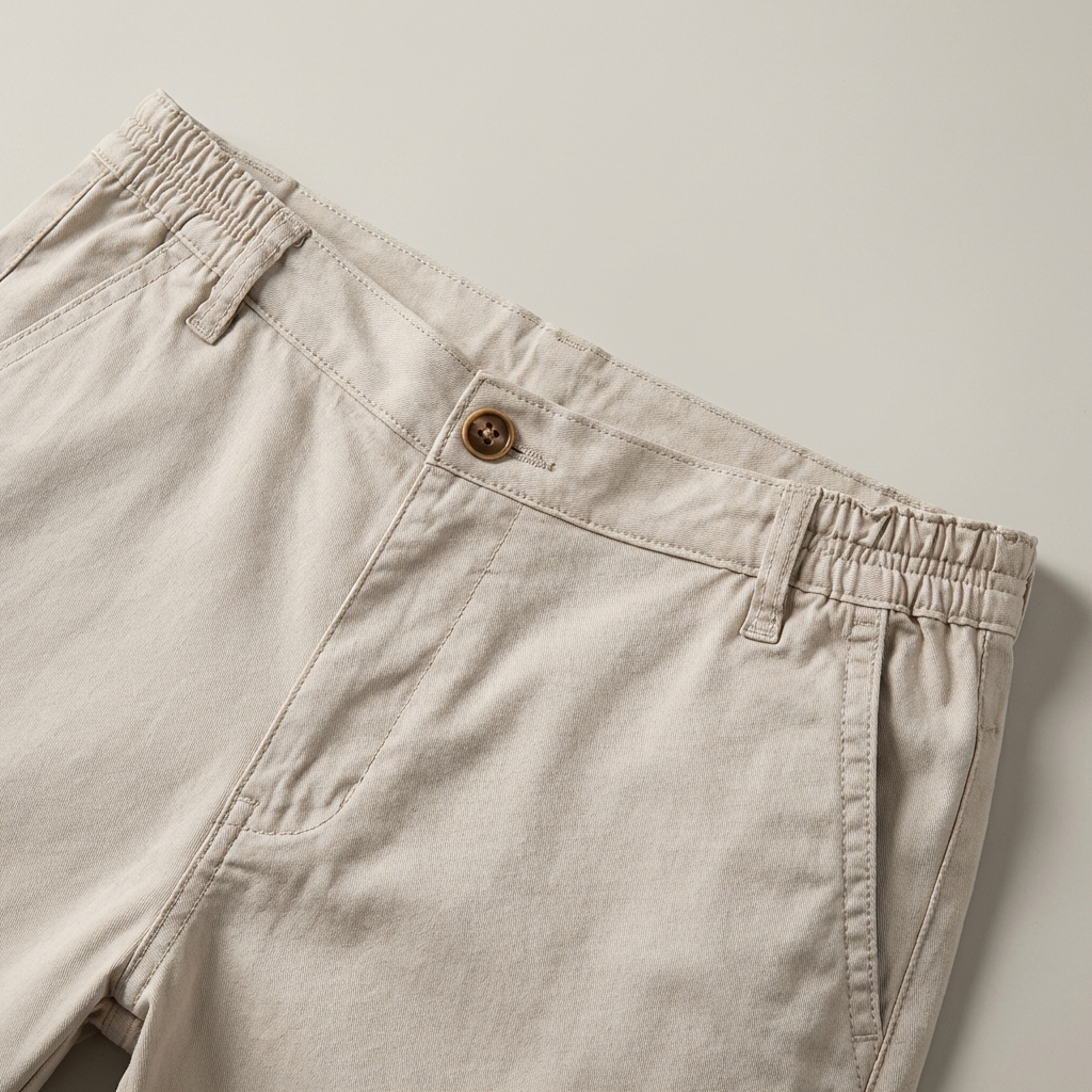 Pantalones Cortos de Hombre de Algodón con Bolsillos