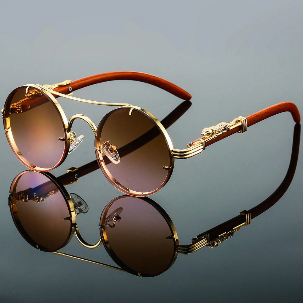 Lunettes de Soleil Vintage à Double Pont - Style Rétro et Protection Moderne