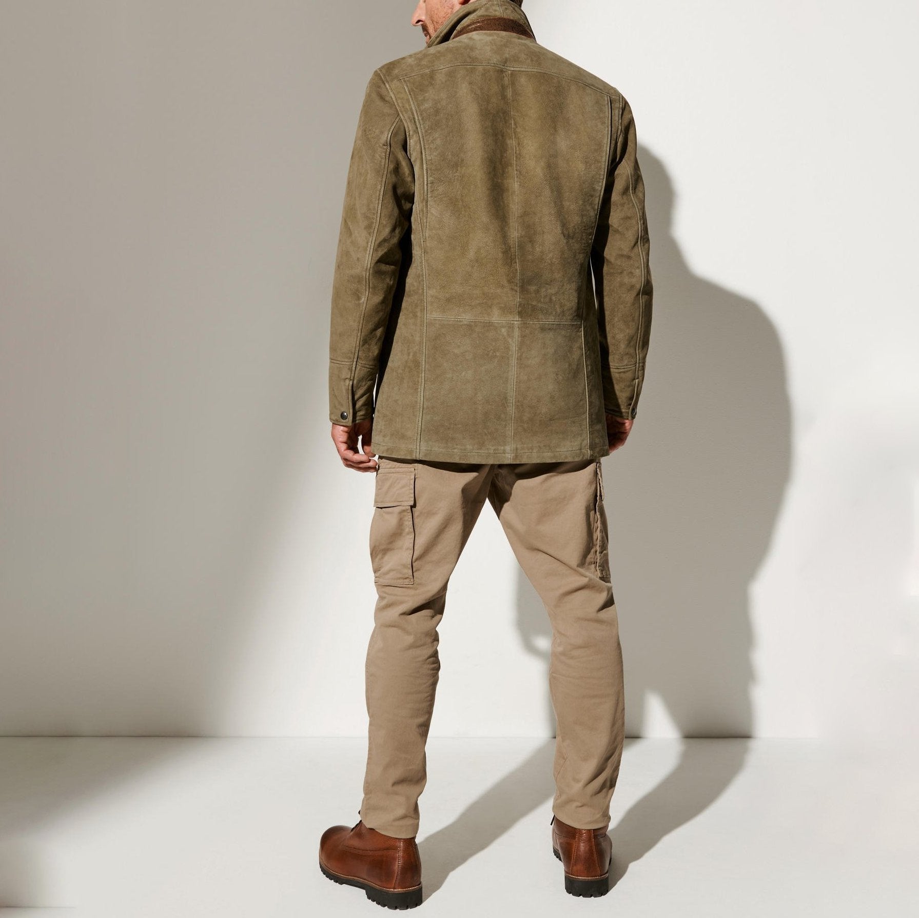 Men's vintage khaki jacket
