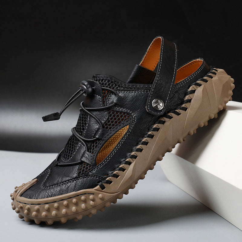 Men's Closed-Toe Sandals with Back Strap