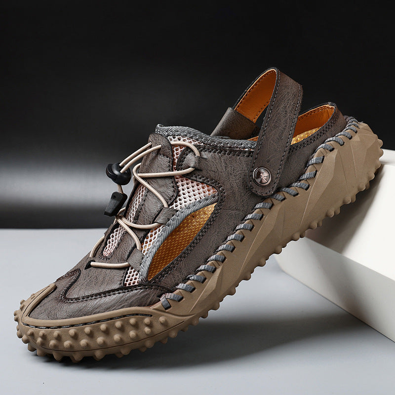 Men's Closed-Toe Sandals with Back Strap