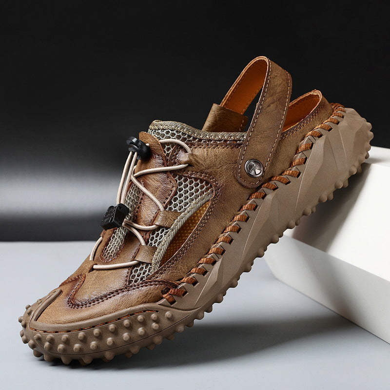 Men's Closed-Toe Sandals with Back Strap