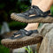 Men's Closed-Toe Sandals with Back Strap