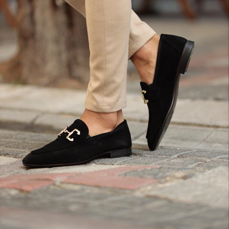 Men's Slip-On Loafers with Bit Detail