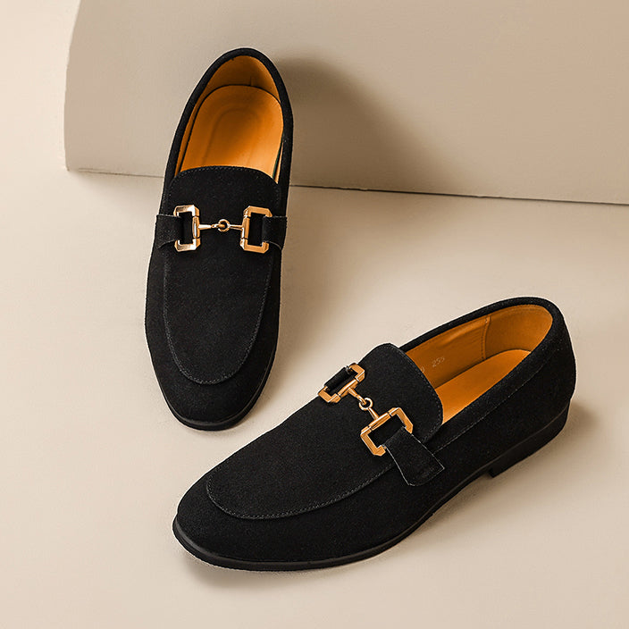 Men's Slip-On Loafers with Bit Detail