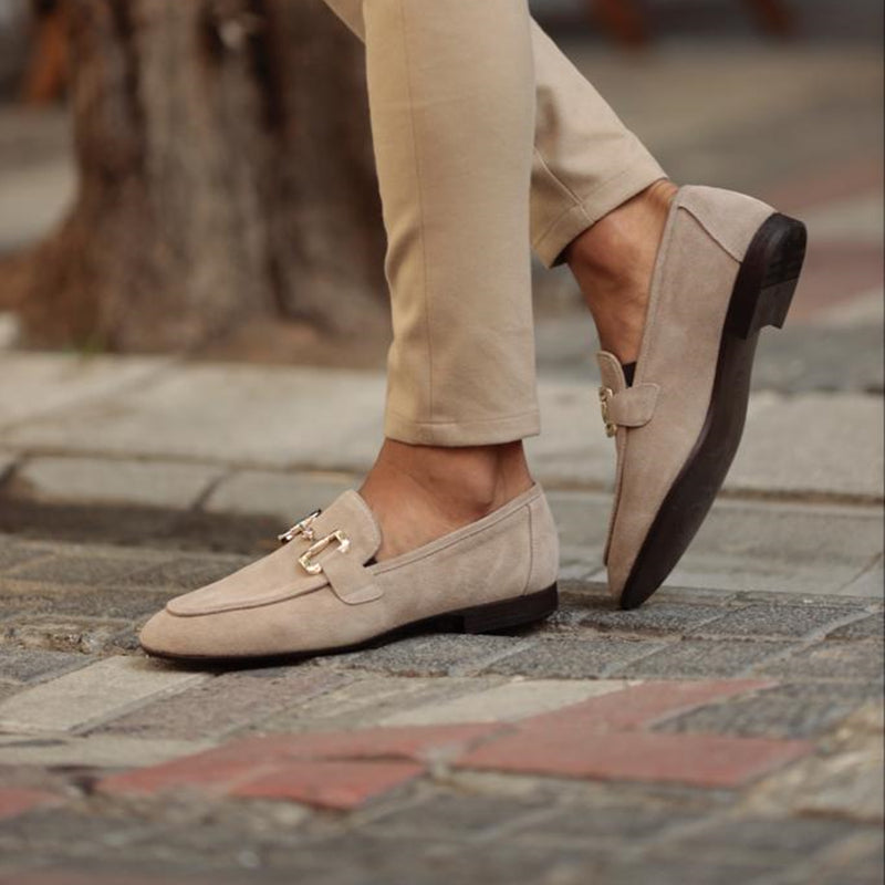 Men's Slip-On Loafers with Bit Detail