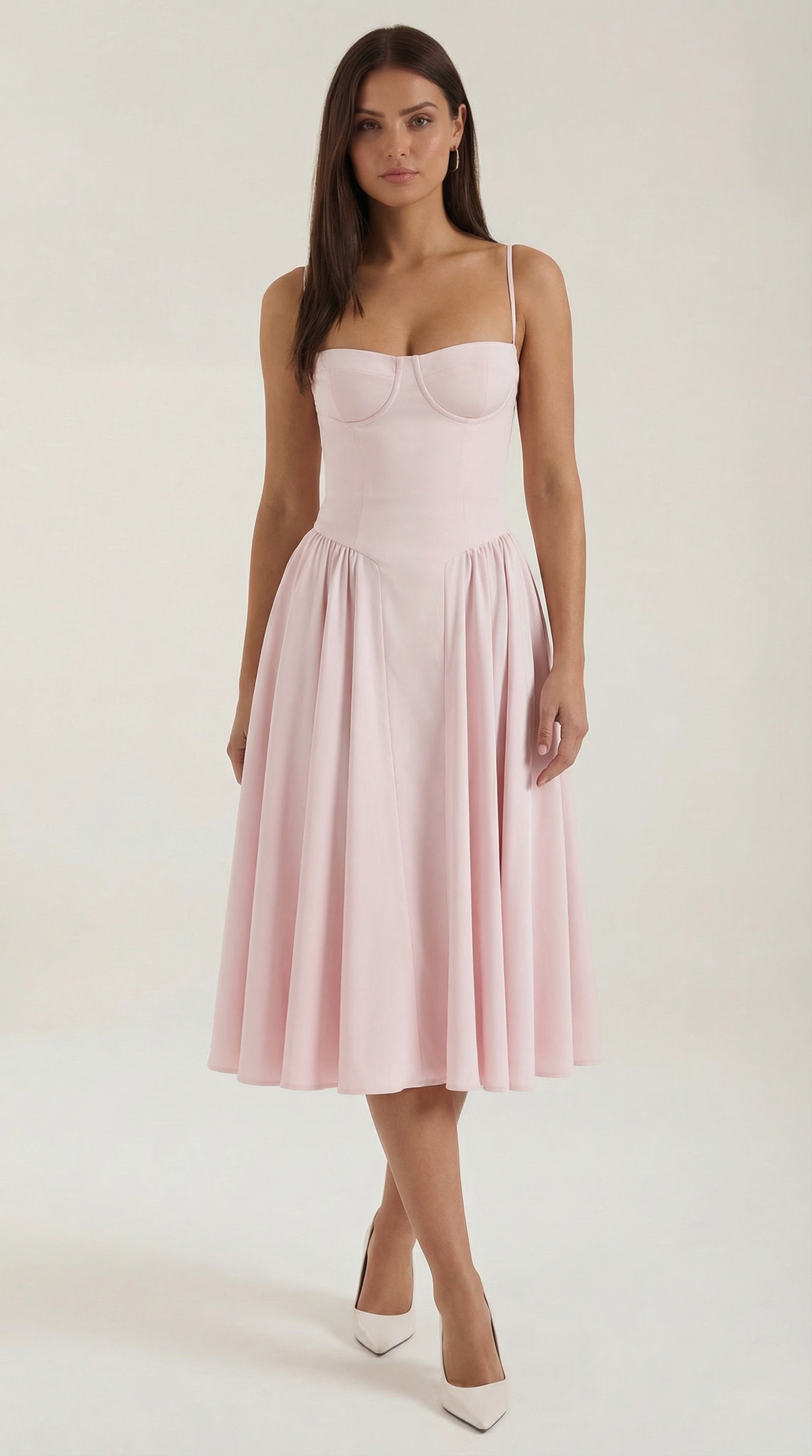 Odette Midi Dress with Bodice