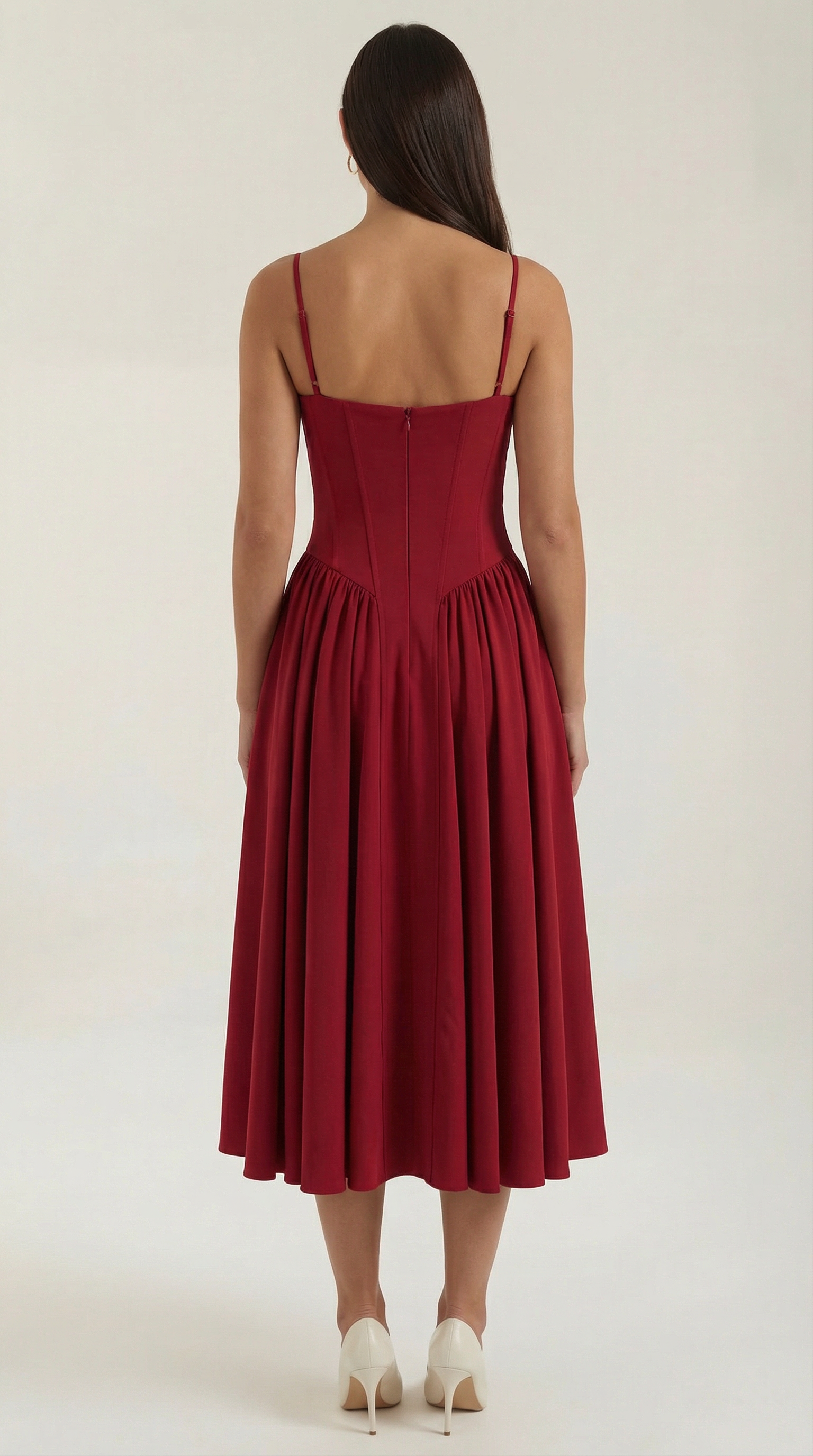 Odette Midi Dress with Bodice