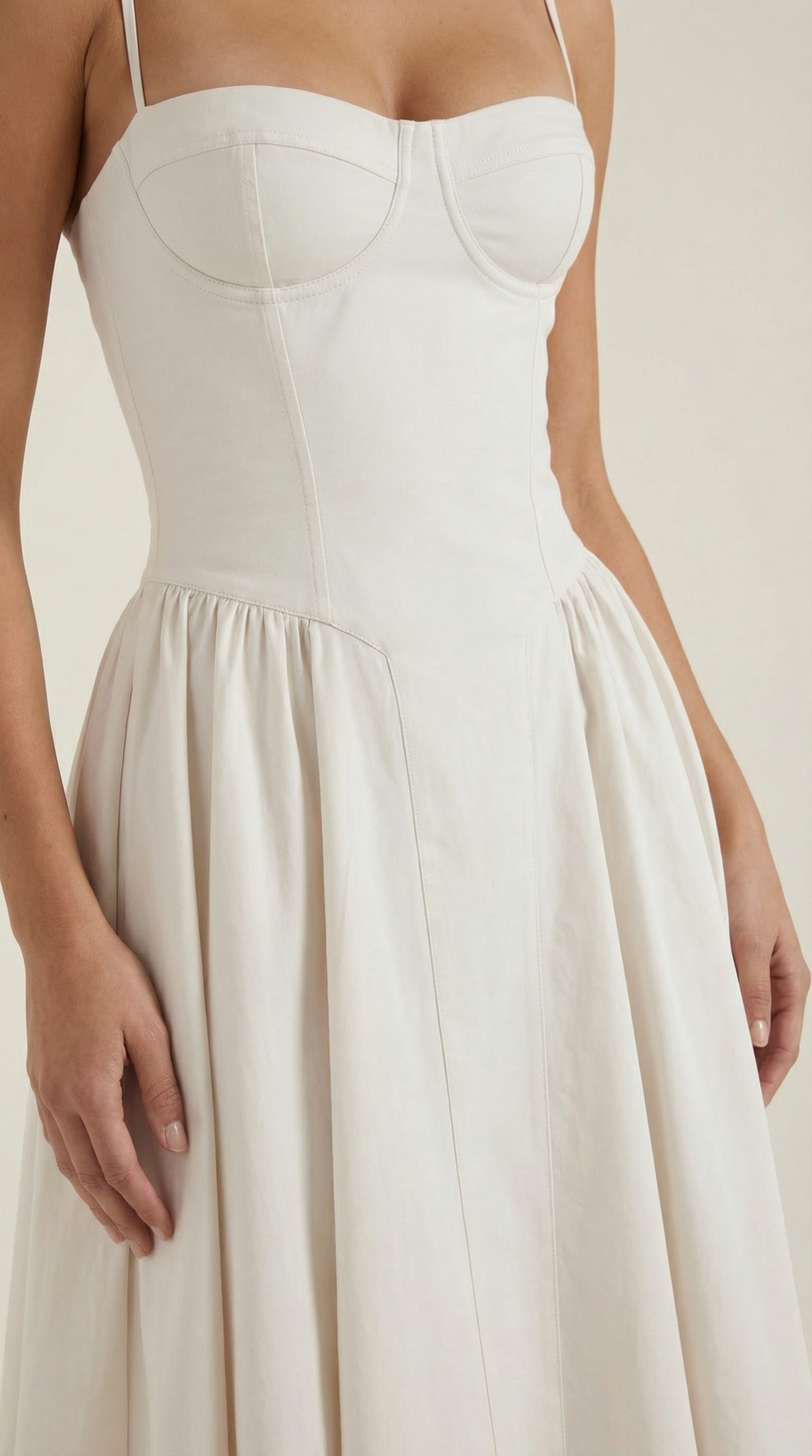 Odette Midi Dress with Bodice