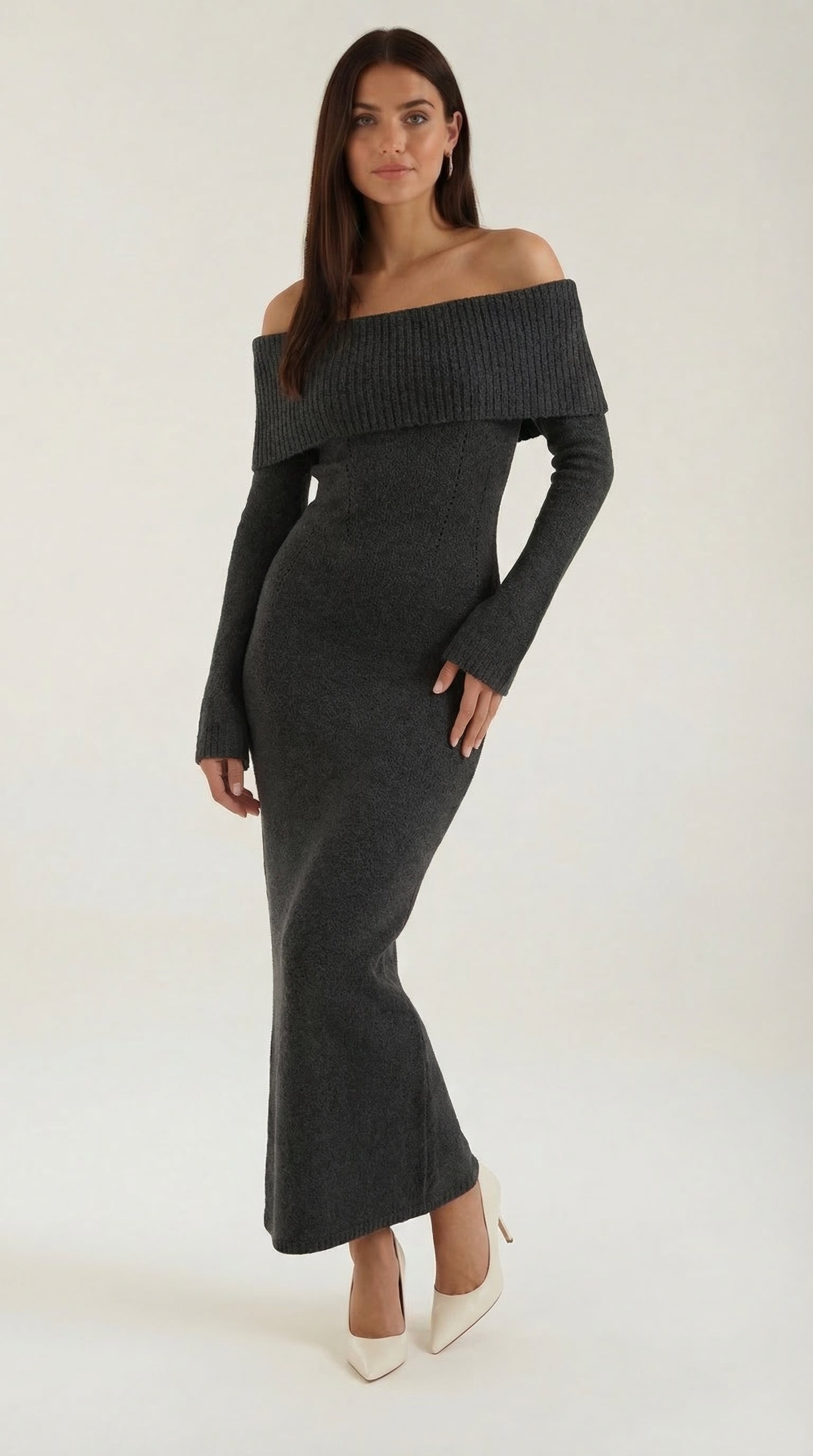 Quinlan Maxi Abito in Maglia