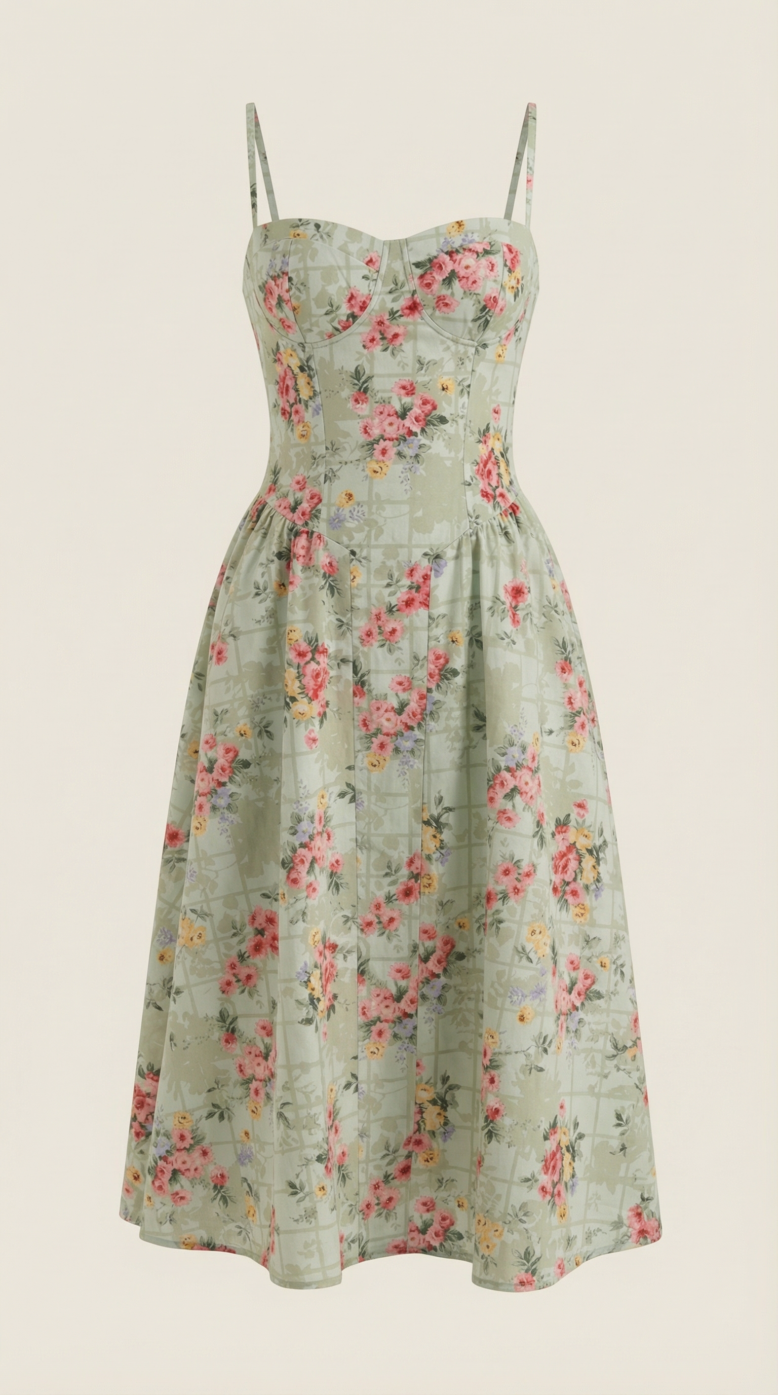 Odette Midi Dress with Bodice