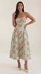 Odette Midi Dress with Bodice