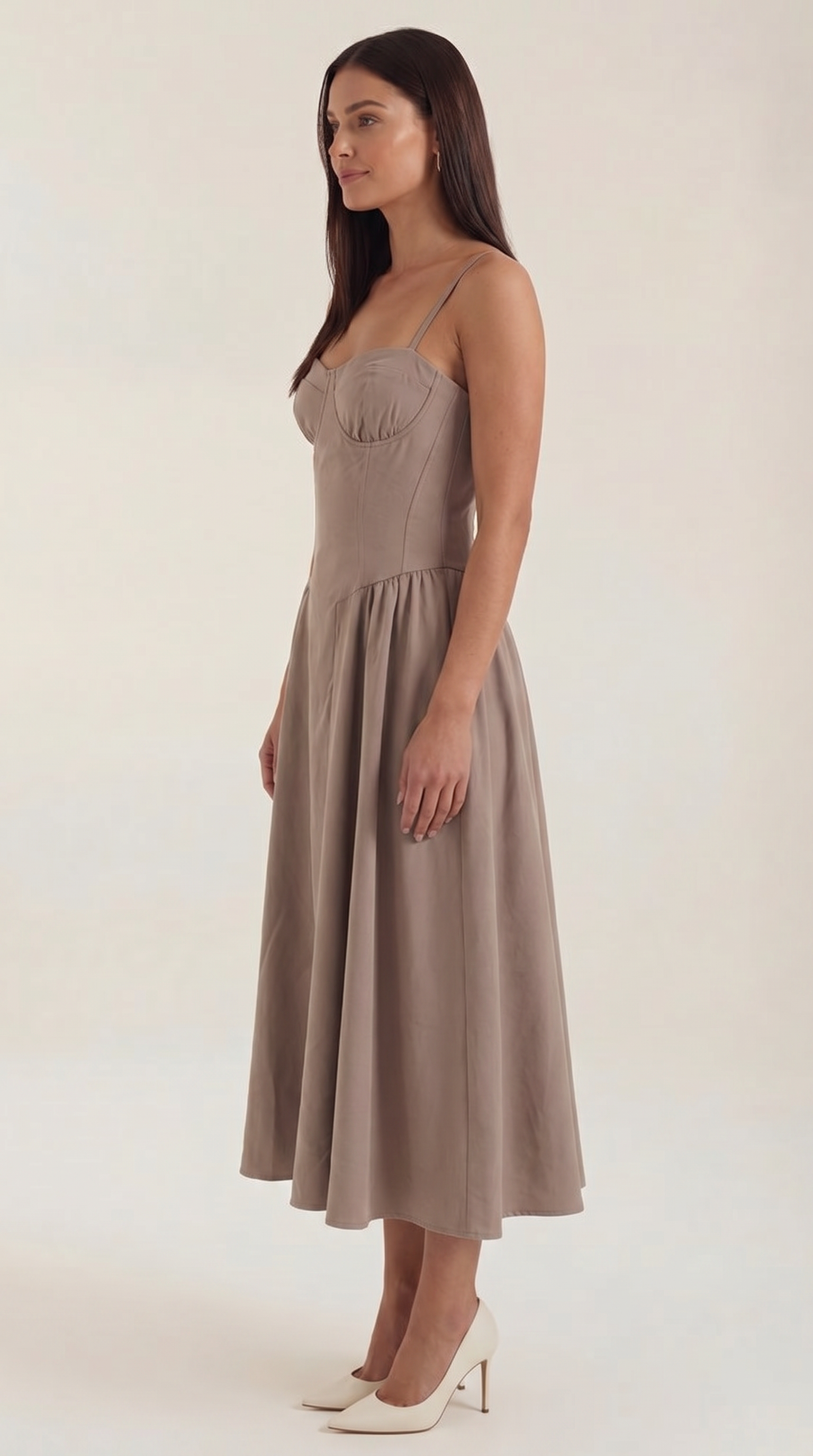 Odette Midi Dress with Bodice