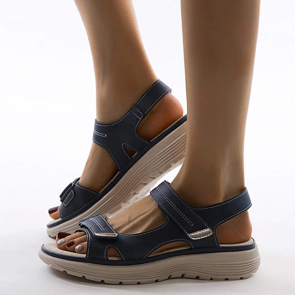 Sandales orthopédiques pour femme avec semelle anatomique et semelle intérieure