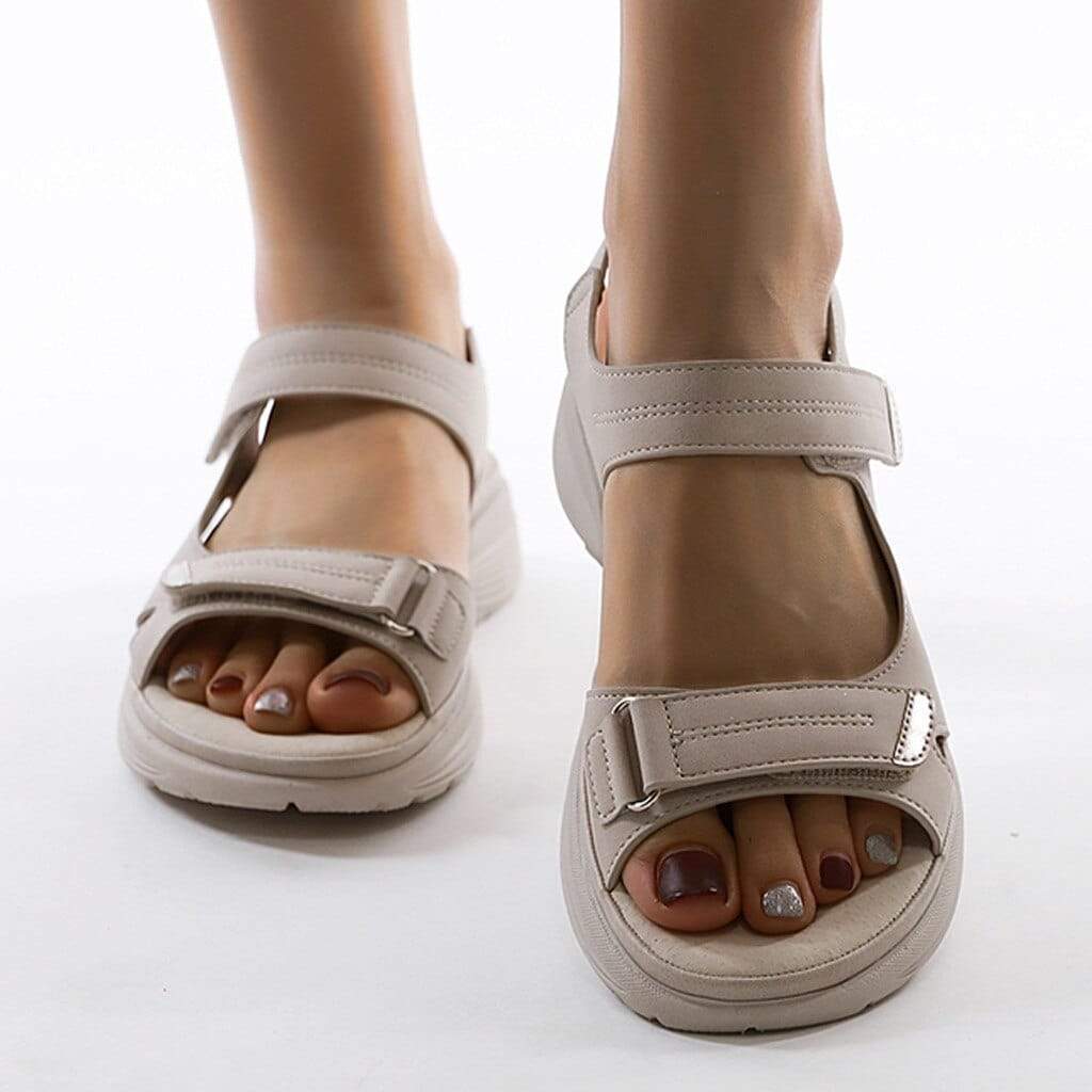 Sandales orthopédiques pour femme avec semelle anatomique et semelle intérieure