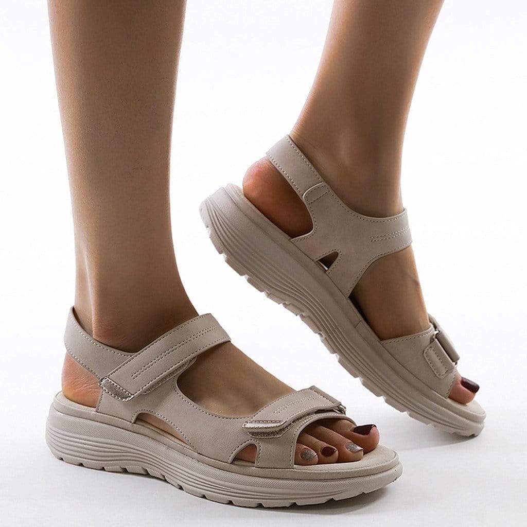 Sandales orthopédiques pour femme avec semelle anatomique et semelle intérieure